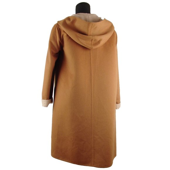 NEW Authentic HERMES Hooded Coat Jacket Zippered EU 34 Manteau Trois-Quarts - Picture 10 of 16